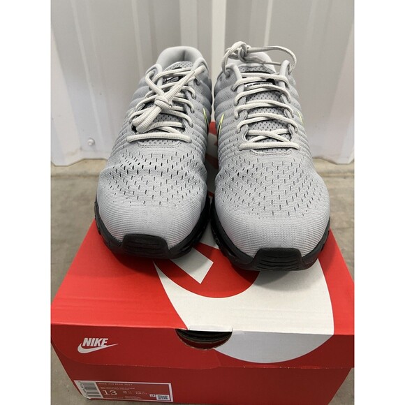 NIKE AIR MAX 2017 WOLF GREY/BLACK SIZE BRAND NEW W/BOX (849559-012) Size 10 - Picture 3 of 6